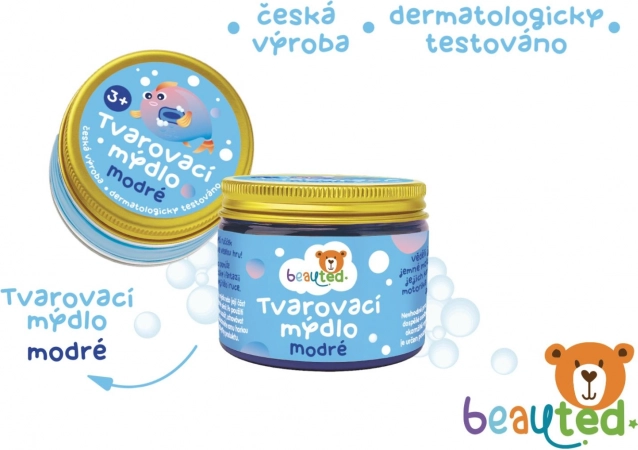 Oblikovalno milo v zaprti dozi – Modra