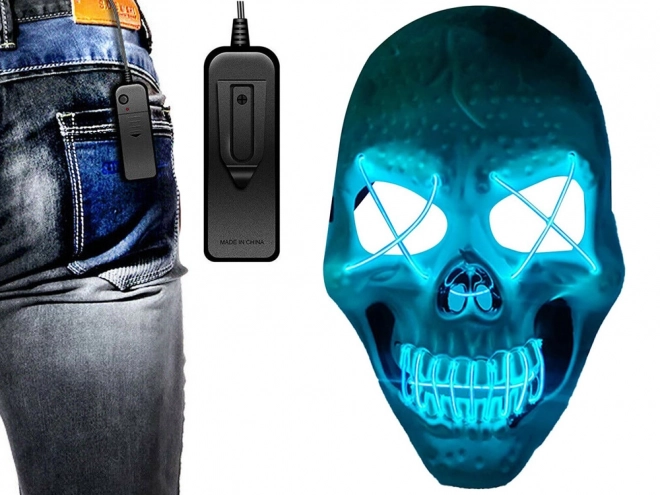 Svetleča maska Halloween