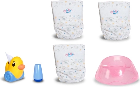 Baby Born interaktivni set z nočno kahlico za punčke 43 cm