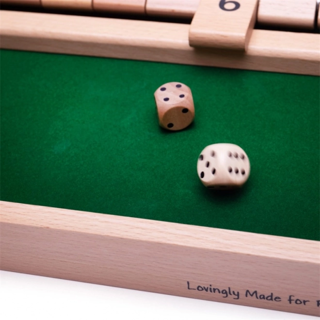 lesena igra Shut the Box BIGJIGS TOYS