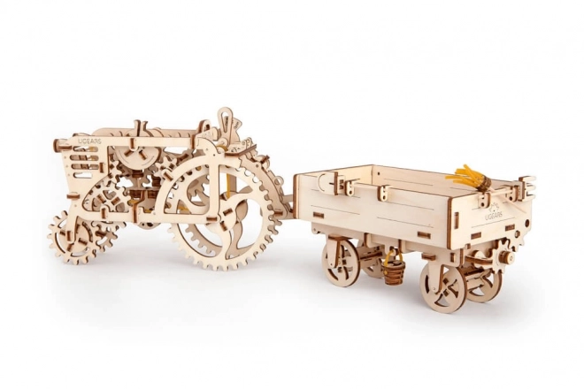 Ugears 3D sestavljanka - Prikolica 68 kosov
