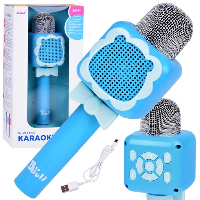 Brezžični mikrofon za otroke karaoke zabava – Roza