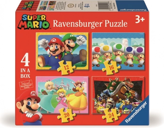 Sestavljanka RAVENSBURGER Super Mario Pustolovščine 4v1