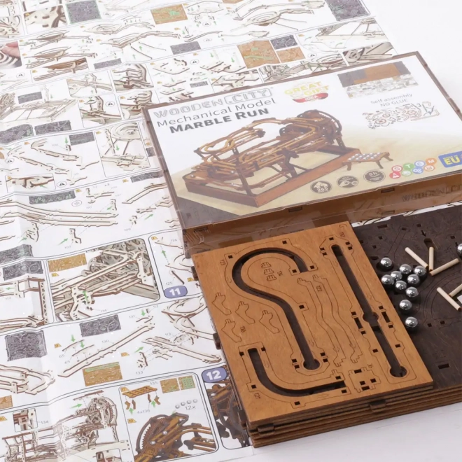 WOODEN CITY 3D lesene sestavljanke Marmor poti 265 kosov