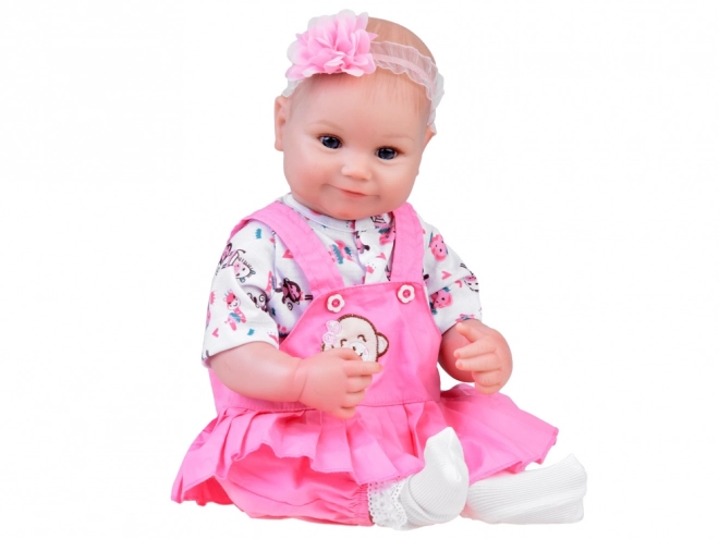 Srčkana mehka punčka 50 cm z realističnim videzom