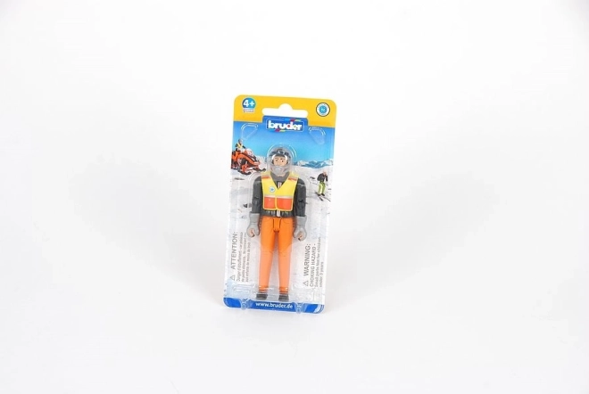 Bruder Bworld figurica voznika snežnega skuterja