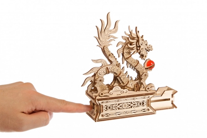 Ugears 3D lesene mehanske uganke Zmaj