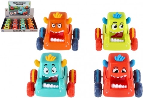 Stiskalni vozeček Monster 9 × 8 cm, mix 4 barv