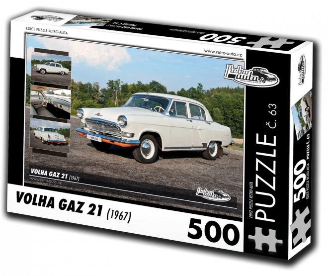 Sestavljanka Retro Avti Volga GAZ 21 (500 delov)