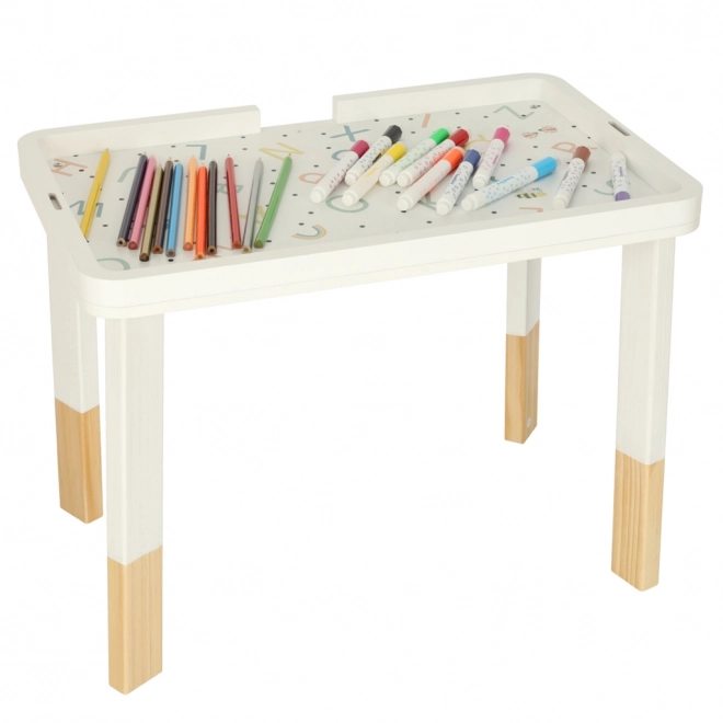 Lesena Montessori miza za otroke Lulilo