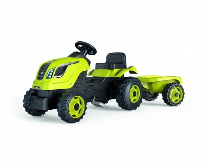 Škropilni traktor Farmer XL zelen z prikolico