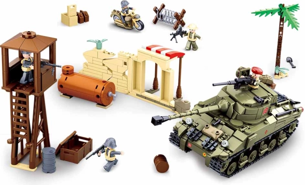 Konstruktorski set Sluban Vojska Vojna Bitka