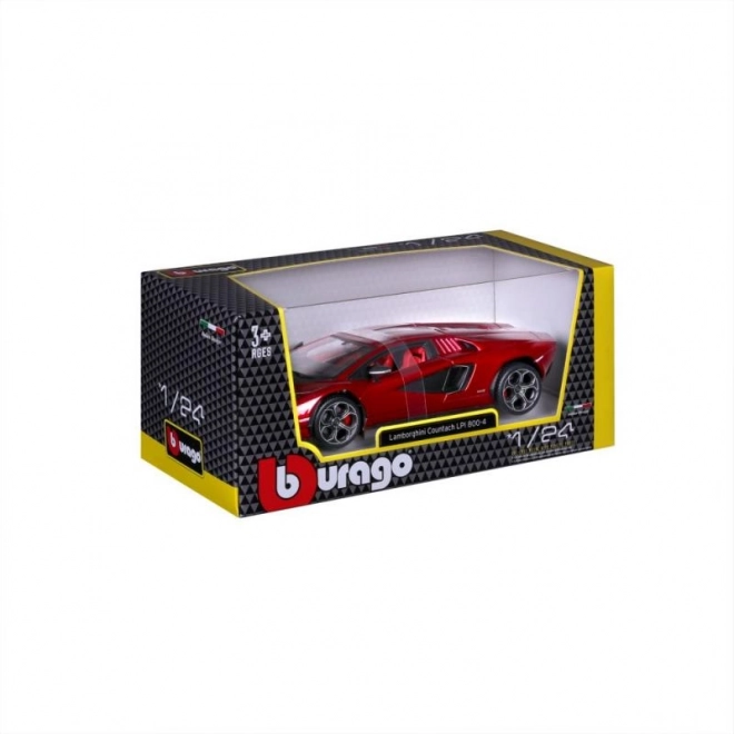 Bburago 1:24 Plus - Lamborghini Countach LPI 800-4 - Rdeča