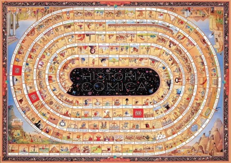 HEYE Puzzle Historia Comica 1 (Smešna zgodovina) 4000 kosov
