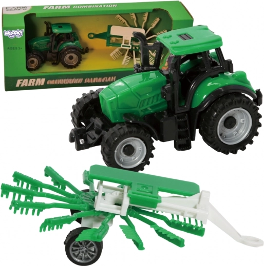 Traktor z grabičko Woopie