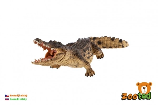 Krokodil nilski zooted plast 18cm v vrečki