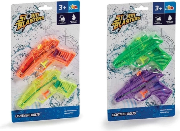 Vodna pištola Lightning Bolts – set 2 kosov (mešanica barv)