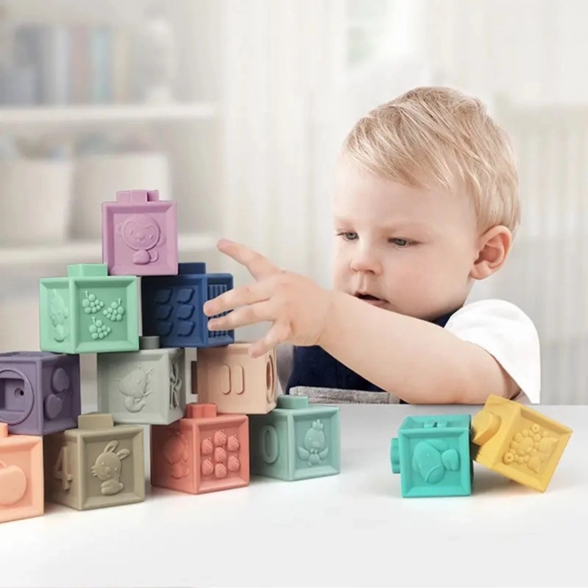 Woopie otroške senzorične kocke s štetjem