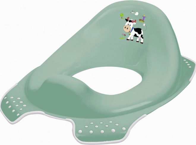 Adapter za WC Funny Farm, zelen