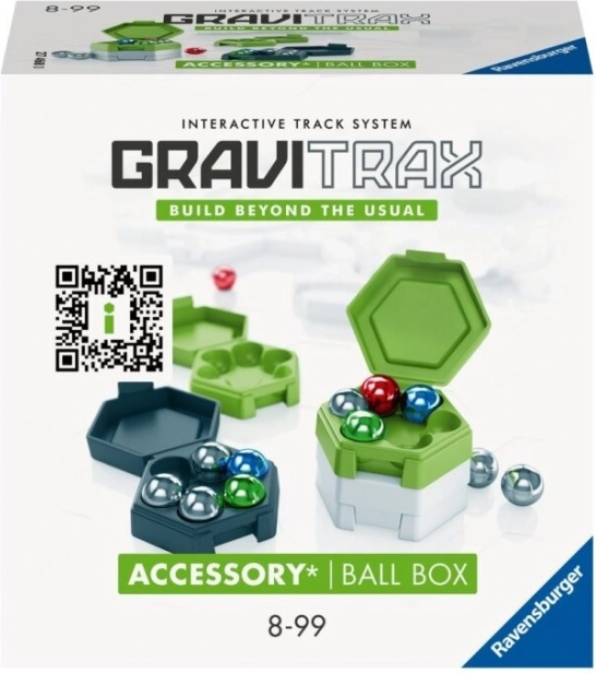 GraviTrax set z kroglicami in škatlicami