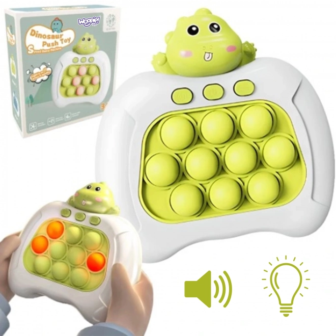 Woopie antistresna igra POP IT Dinozaver zelene