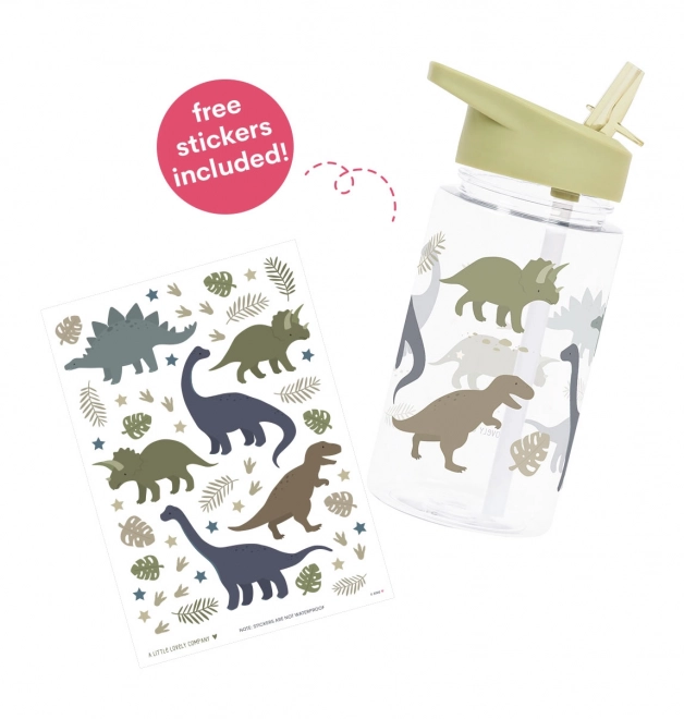 A Little Lovely Company Steklenica za pitje – Dinozaver