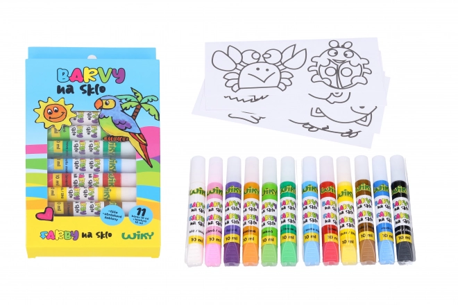 Barve za steklo 11+1 10ml