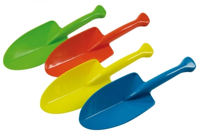 Barvna plastična lopata 27 cm