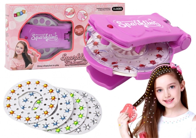 Set za okrasitev las in dodatkov Sparkling Diamond