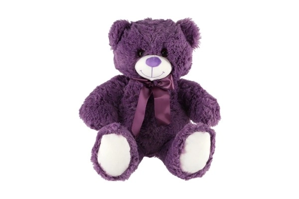 Plišasti medvedek Michael vijoličen 35 cm