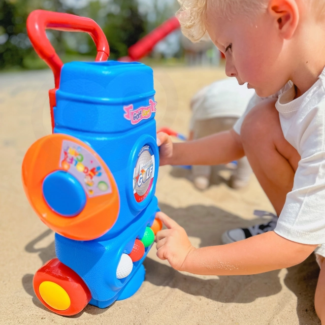 Otroška golf set Woopie s stojalom na kolesih