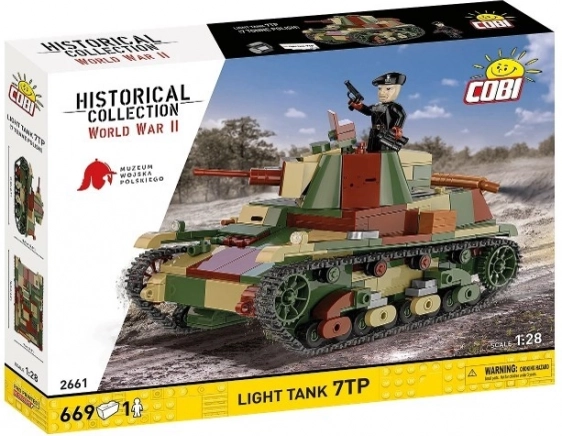 Gradbeni komplet lahek tank 7TP – 669 kosov