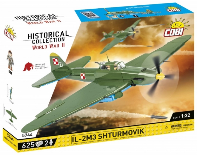 Zgodovinska zbirka WWI IL-2M3 Shturmovik 625 kock
