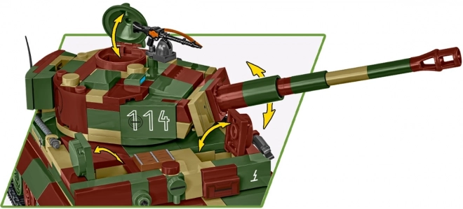 Model tank Tiger I z 870 kosov