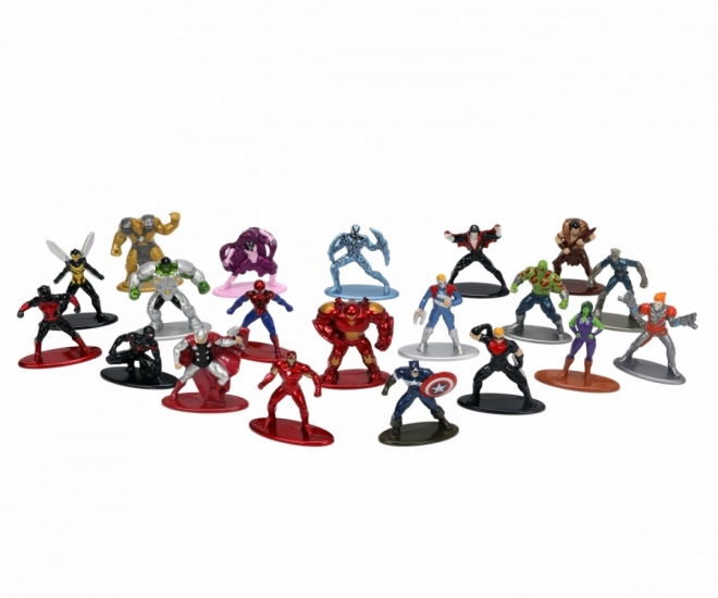 Kovinske Nano zbirateljske figurice od Marvel 20 kosov