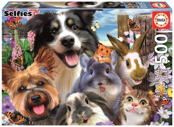 Educa Puzzle zabavne selfie 500 kosov