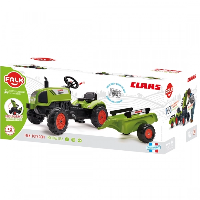 Traktor s pedali Claas Arion 410 z voznikom