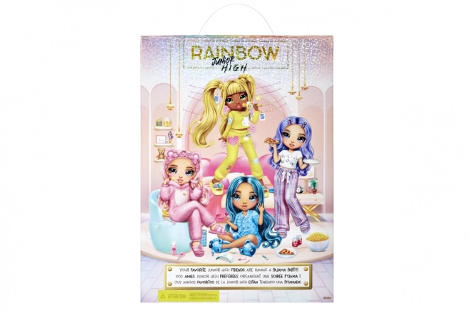 Rainbow High Junior modna punčka v pižami - Skyler Bradshaw