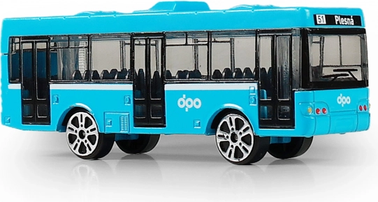 Kovinski avtobus DPO Ostrava moder 8,5 cm