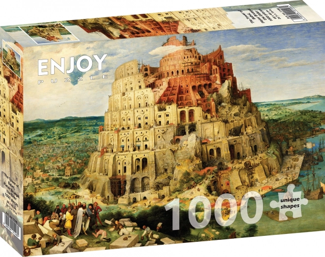 Uganka Pieter Bruegel: Babilonski stolp 1000 delov