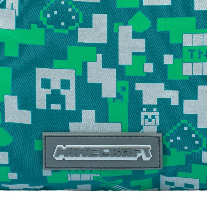 Žepni nahrbtnik s srebrnim Creeperjem iz MINECRAFT