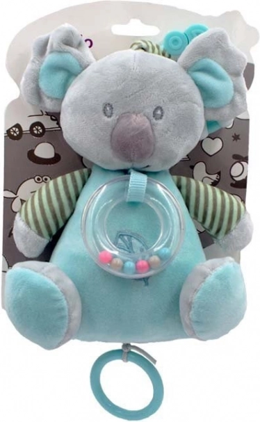 Igralna plišasta koala mentolna 18 cm