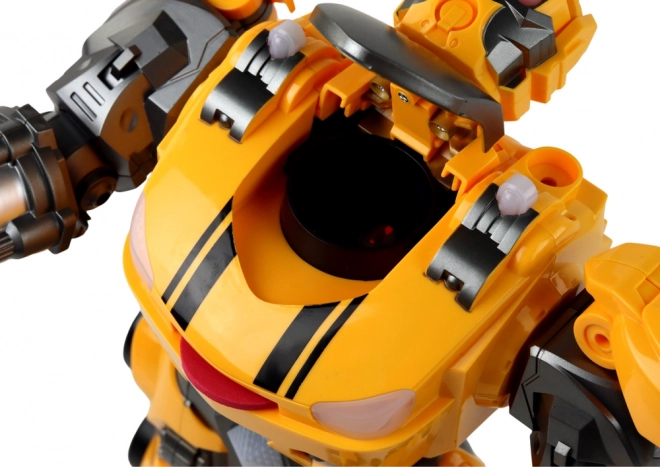Veliki daljinsko vodeni robot R/C rumene zvočne luči