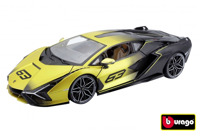 Model Lamborghini Sian FKP 37 v rumeni barvi
