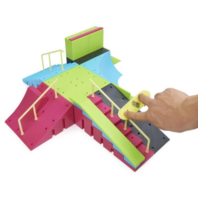 Tech Deck xconnect velik set z neonskimi barvami