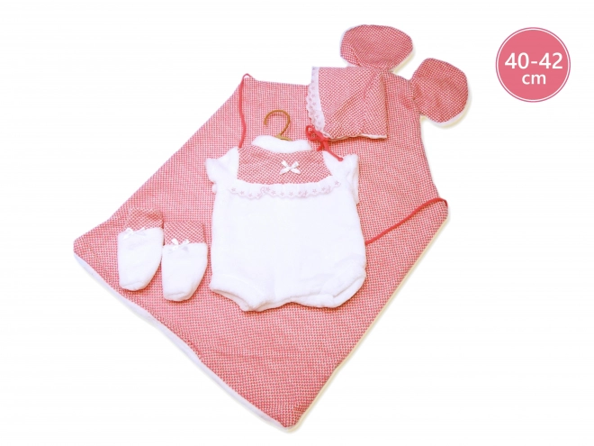 Llorens M740-50 oblačilo za punčko novorojenček NEW BORN velikosti 40-42 cm