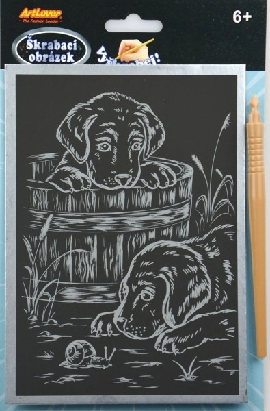 Srebrna praskanka 14x22cm