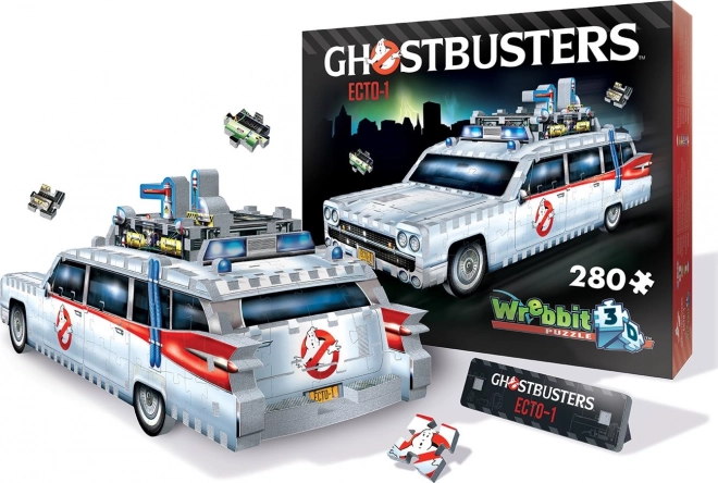 Wrebbit 3D Puzzle Ghostbusters Ecto-1, 280 kosov