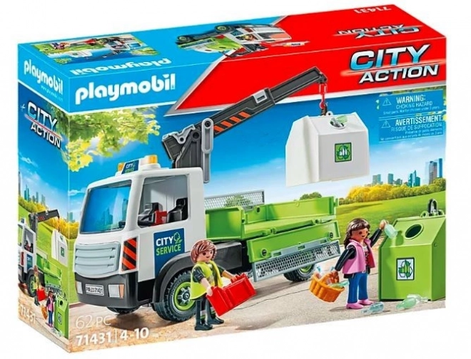 Tovornjak s kontejnerji za steklo City Action 71431