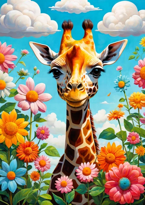 ENJOY puzzle ljubka žirafica – 1000 koščkov